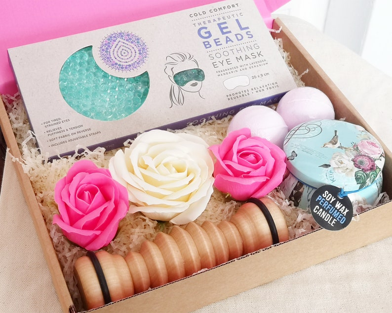 Home Spa Pamper Hamper Gift Set for Her Self Care