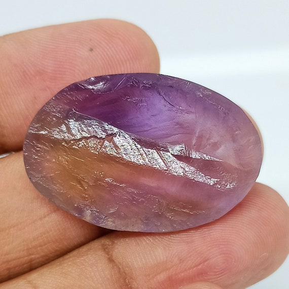 Natural Ametrine Druzy Cabochon Crystal Points Energy Healing Points For Jewelry Healing Crystal Ametrine  Gemstone RC-0171