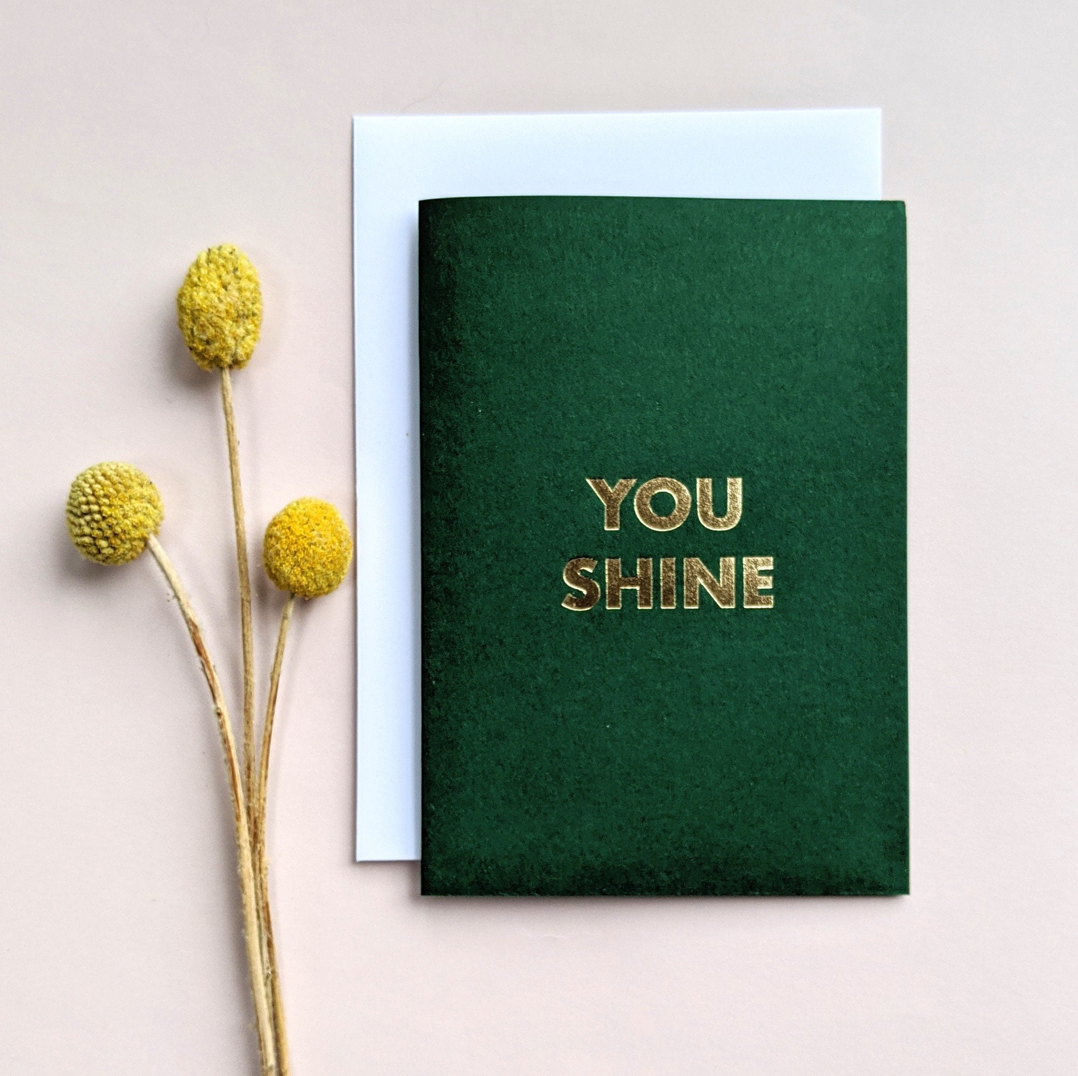 Greetings card Gold foil card Birthday card Christmas card Etsy