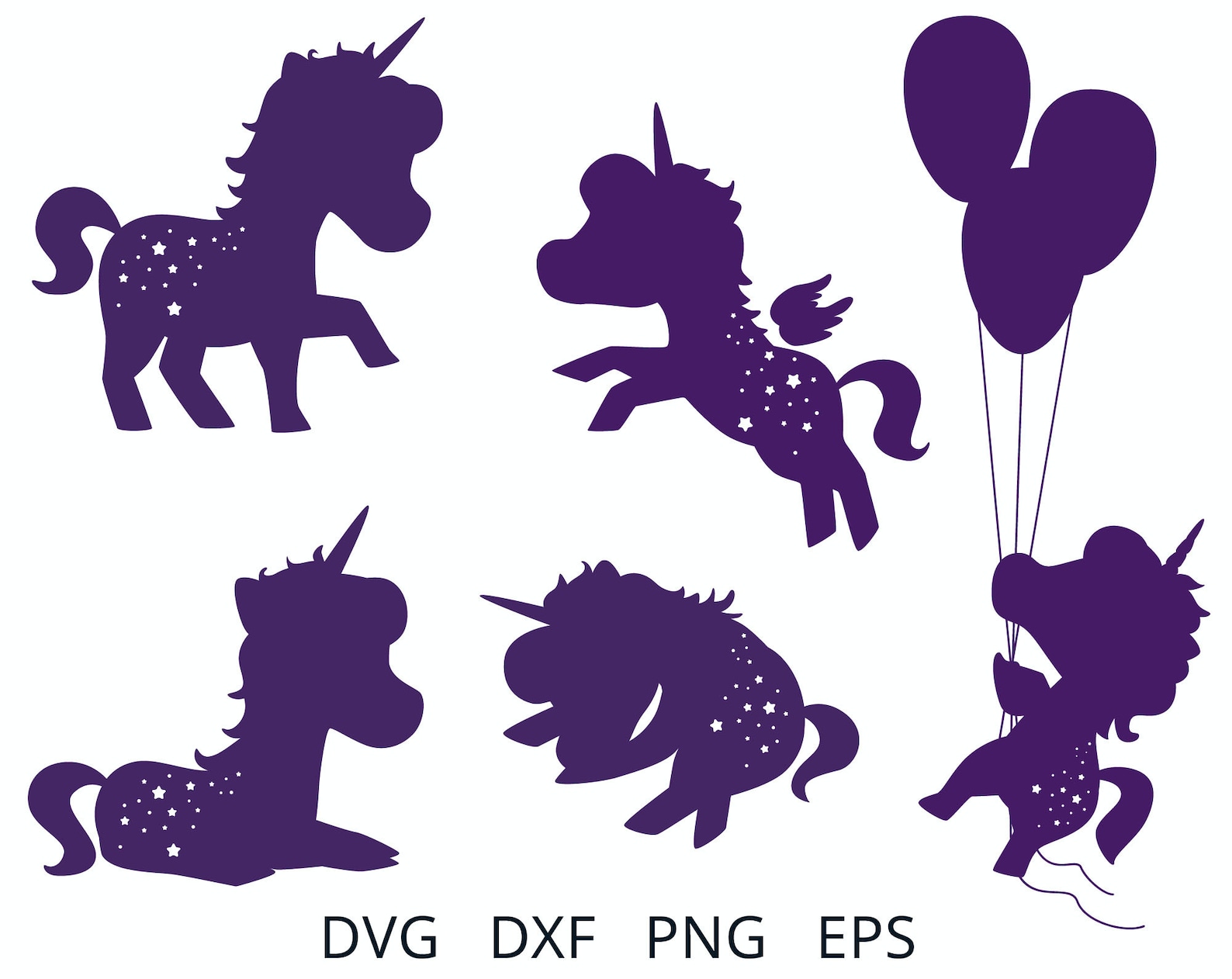 Free Free 65 Baby Unicorn Silhouette Svg SVG PNG EPS DXF File