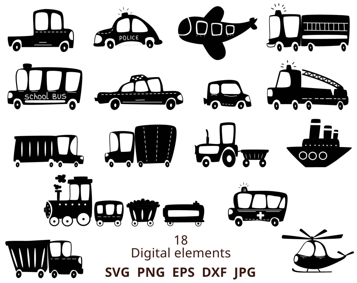 Free Free 190 Fire Truck Silhouette Svg SVG PNG EPS DXF File