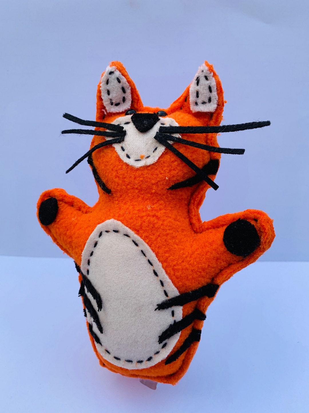 Handmade Finger Puppets Tiger Etsy