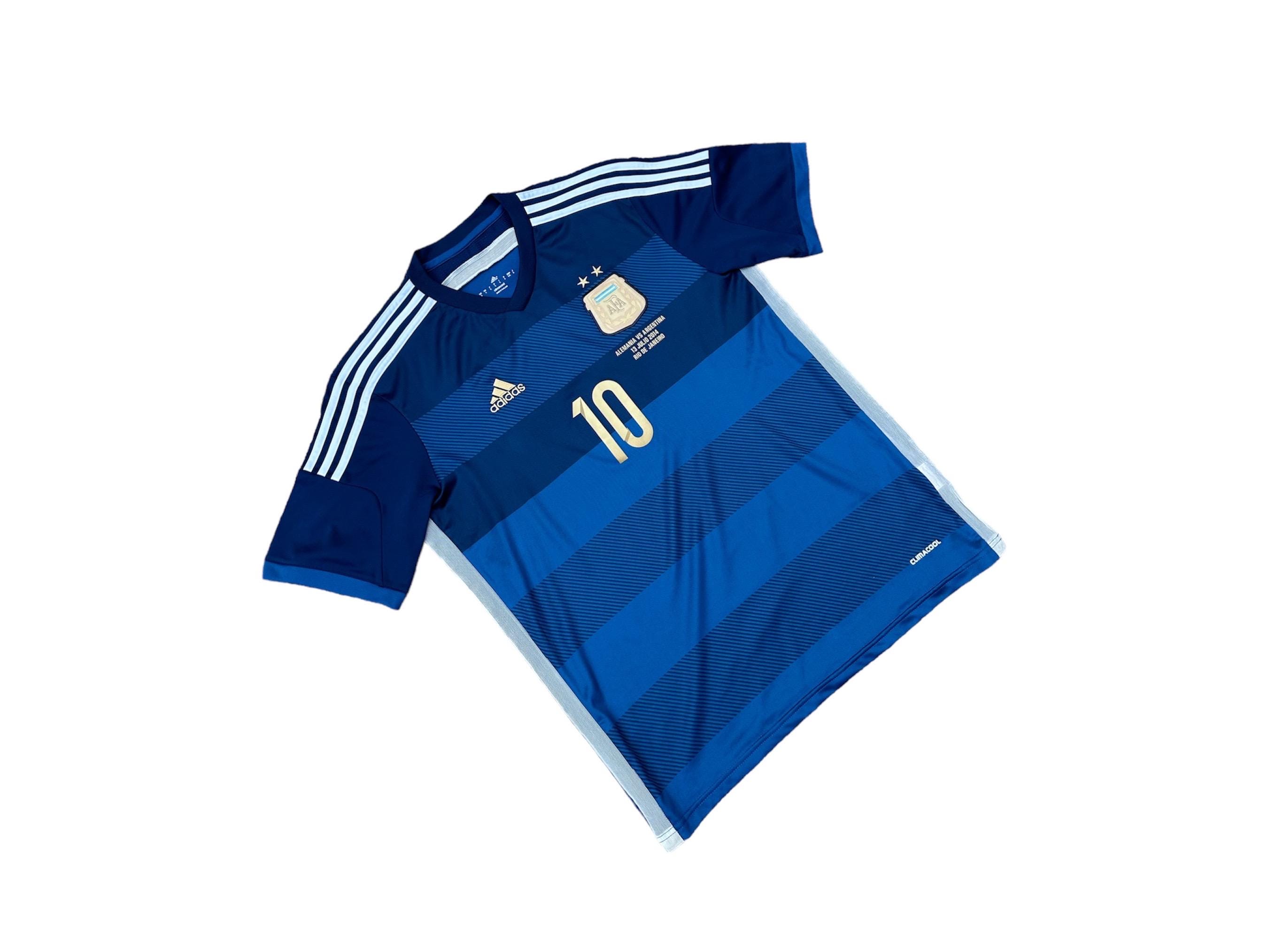 2014 Argentina 10 Lionel Messi World Cup Final Soccer Jersey