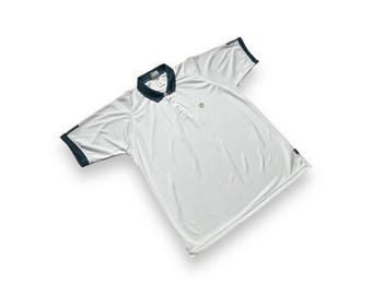 90s Adidas sport polo vintage top size L