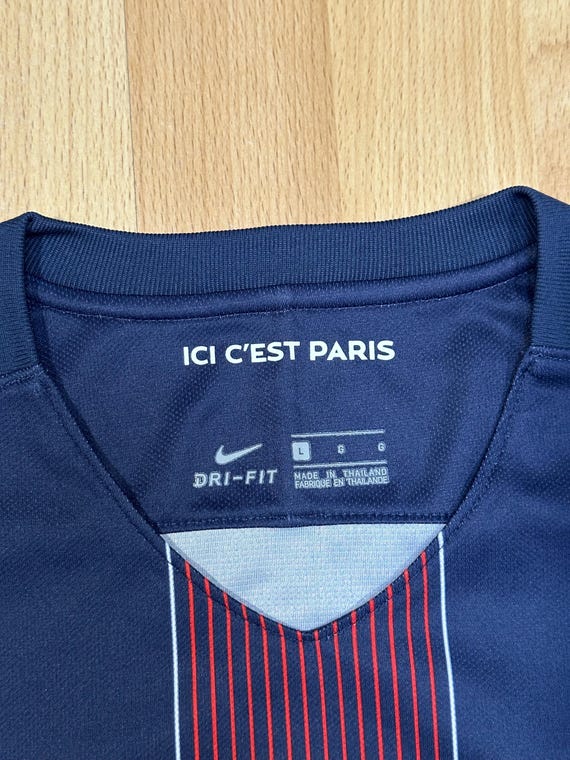 Authentic Nike Paris PSG Football Shirt Number 11 Di Maria XL - Etsy