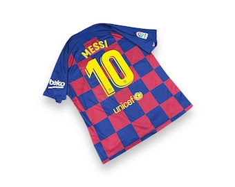 Authentic Nike FC Barcelona jersey Number 10 Messi football shirt XL