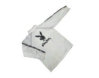 Vintage 90er Jahre Playboy Windbreaker Trainingsjacke M