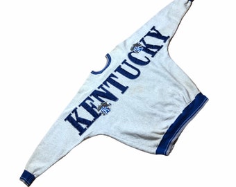Vintage Kentucky wildcats Maglione logo spellout ricamato