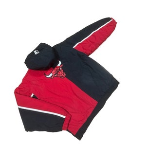 90s Starter NBA Chicago Bulls warm up jacket vintage fit L