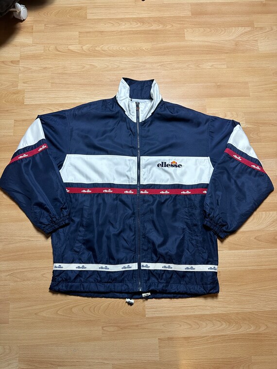 Buy Vintage 90s Ellesse Windbreaker Track Jacket Size M Online in  
