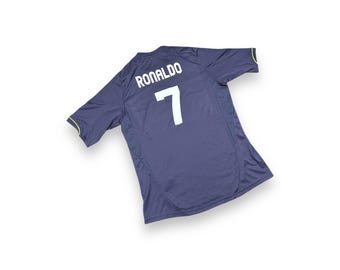 Authentic Adidas Real Madrid jersey Number 7 Ronaldo football shirt size L