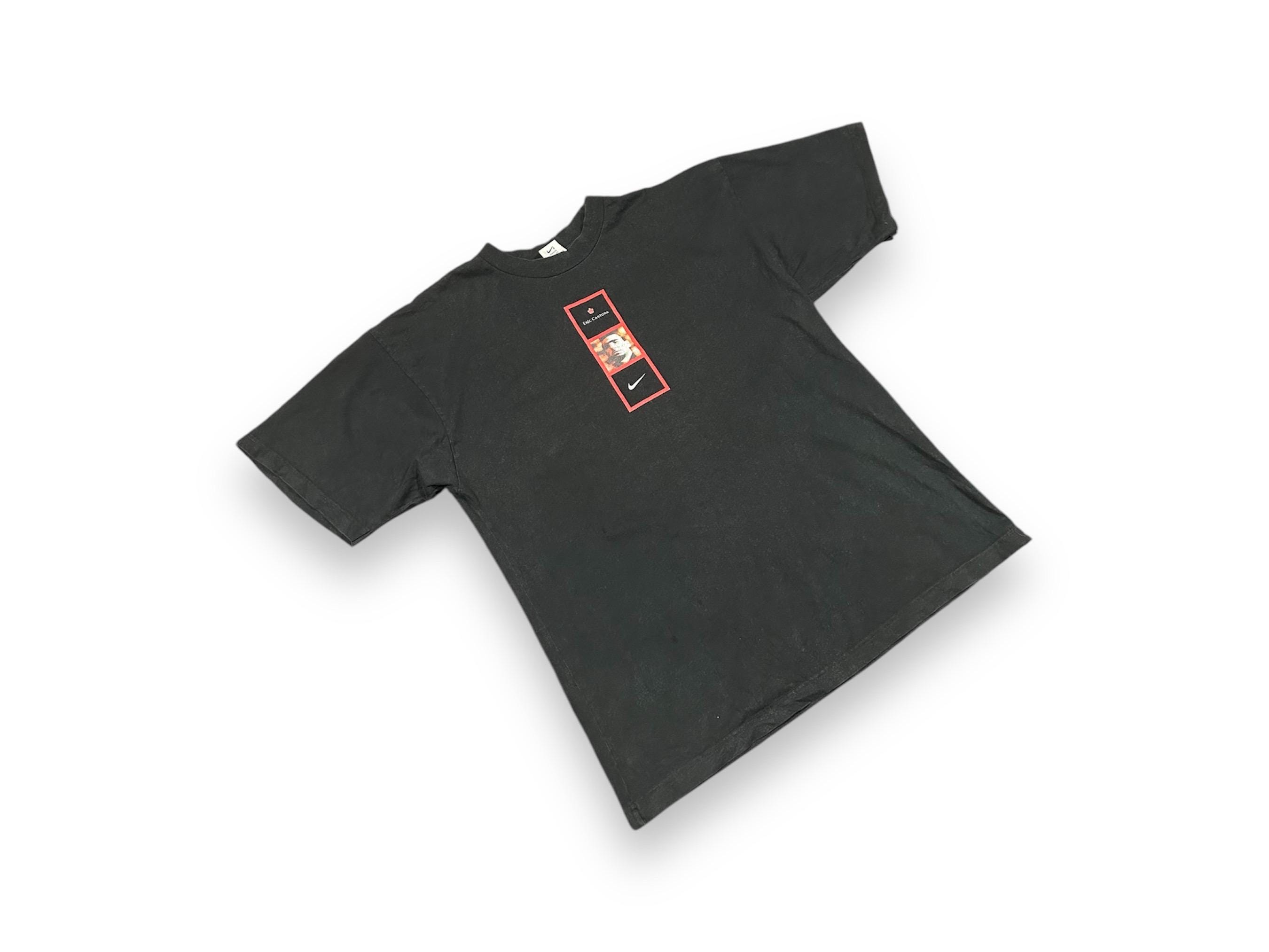 NIKE - 90s NIKE ナイキ ERIC CANTONA Tシャツ 黒 デッド