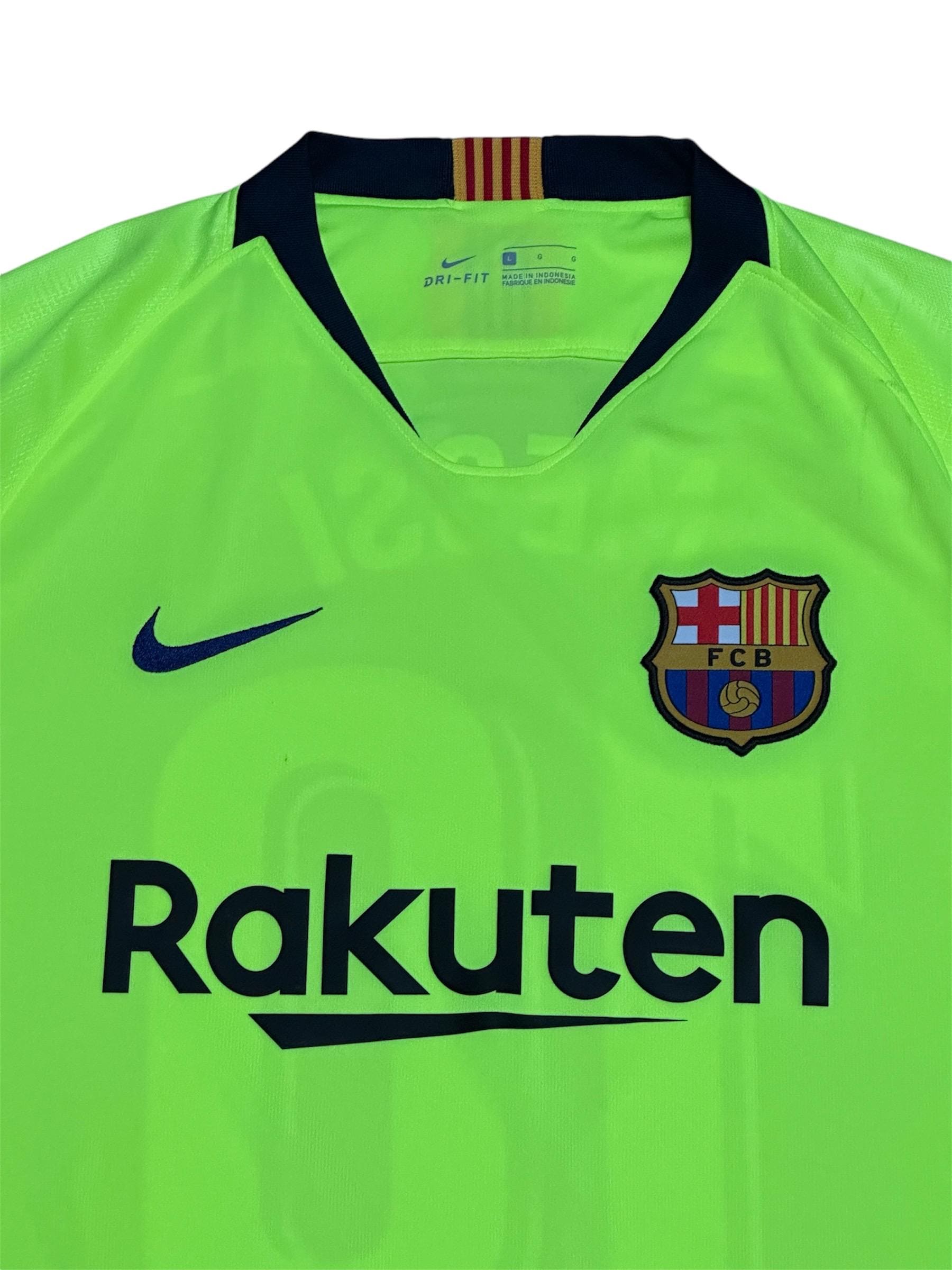 Authentic Nike FC Barcelona Barca Football Shirt Number 10 Messi L