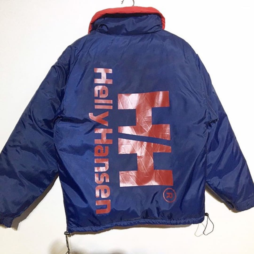 Vintage Helly Hansen Puffer Reversible Jacket Etsy Canada