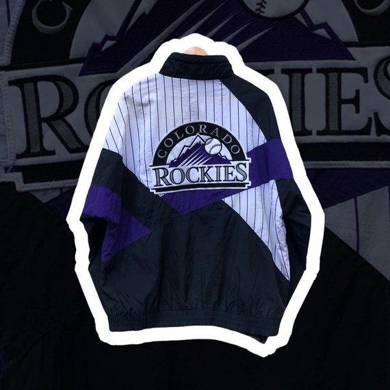 Vintage Colorado Rockies windbreaker
