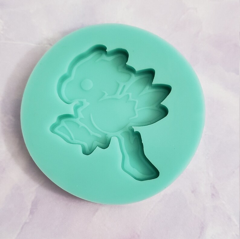 Bird mold Silicone Mould Chocobo mold Gamer mold Keychain Mold Final Fantasy mold kawaii mold -Silicone Mold Resin molds