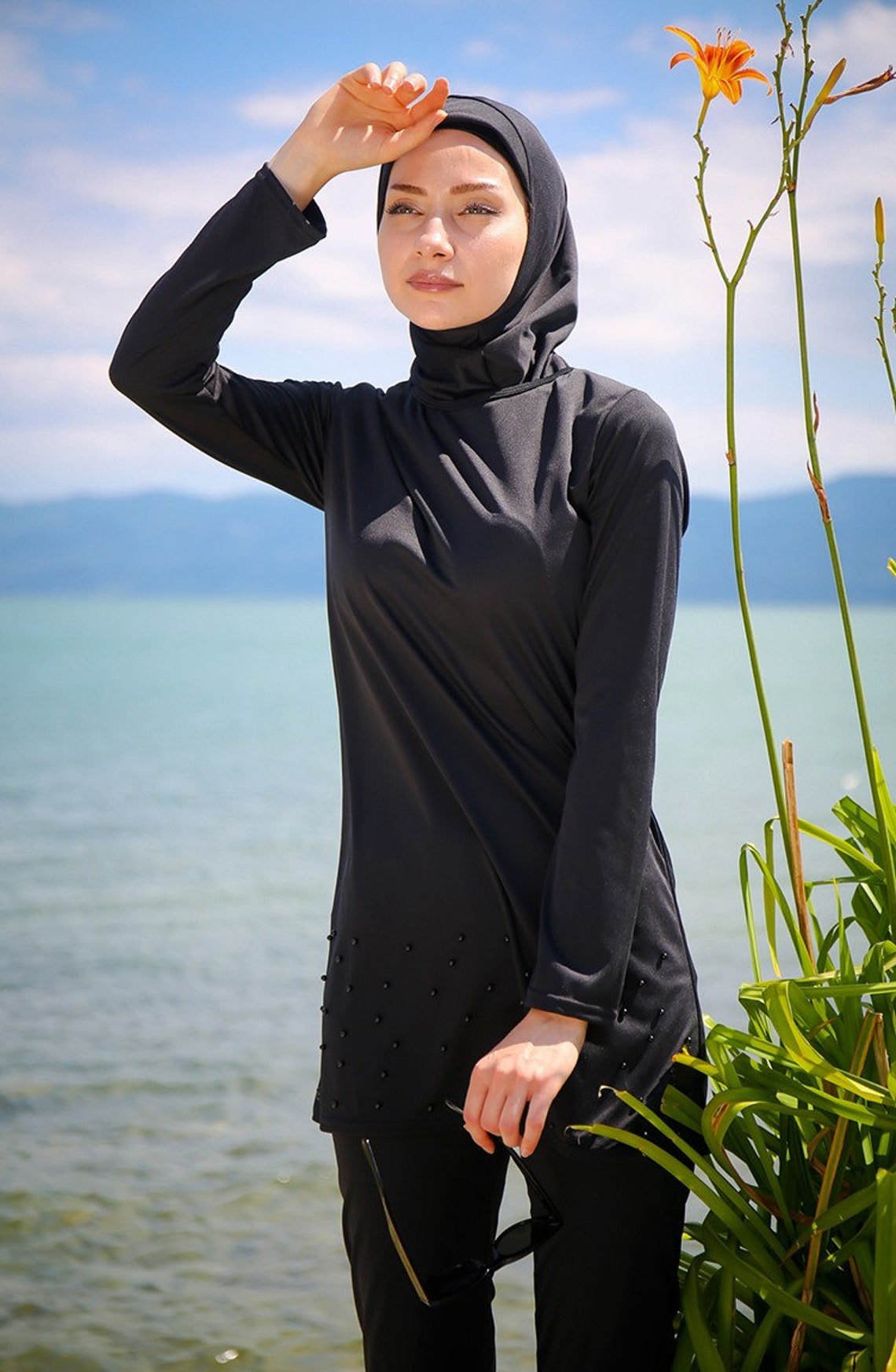 Hijab Swimsuit Muslim Woman Swimsuit Muslim Woman Dress Etsy