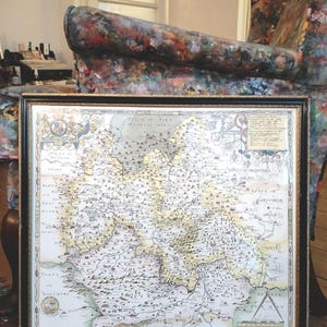 Saxton’s Map Of Oxfordshire 1577