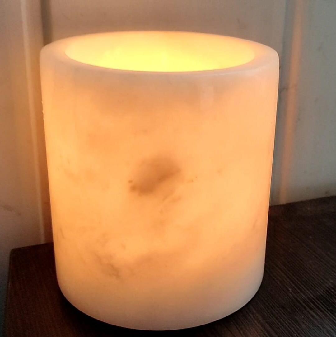 Marble Candle Holder Marble Tea Light Marble Candlestick Etsy