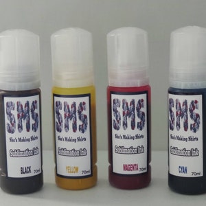 Epson Ecotank Sublimation Ink: 4 Color Combo, UV Proof