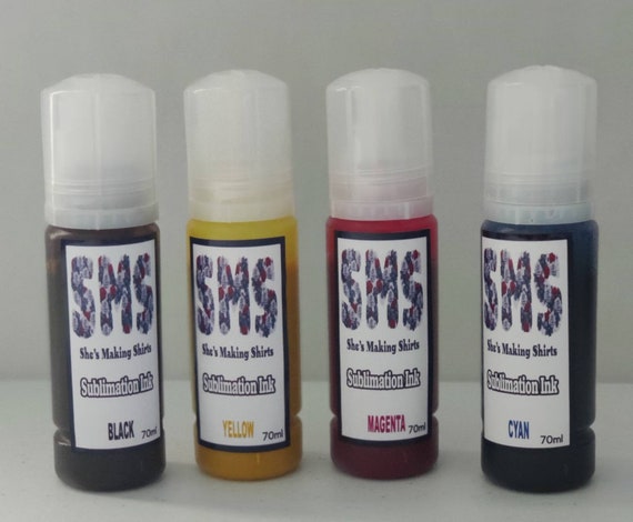 Epson Ecotank Sublimation Ink: 4 Color Combo, UV Proof