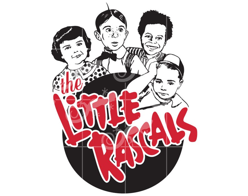 The Little Rascals SVG Darla Alfalfa Buckwheat Spanky Etsy