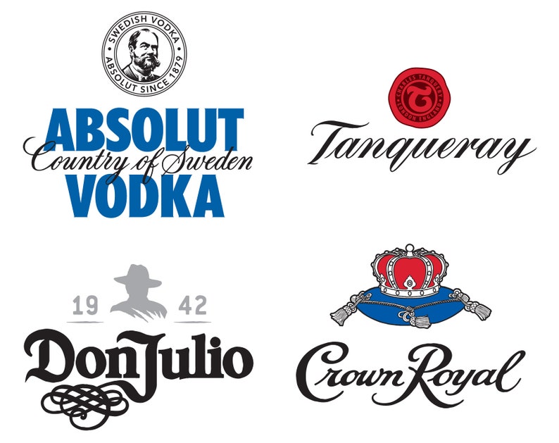 Download Alcohol Brand Bundle logos and Labels SVG Design. SVG ...