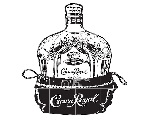 Download SVG Crown Royal Bottle and Bag Design Element . SVG design ...
