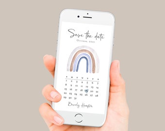 electronic save the date baby shower