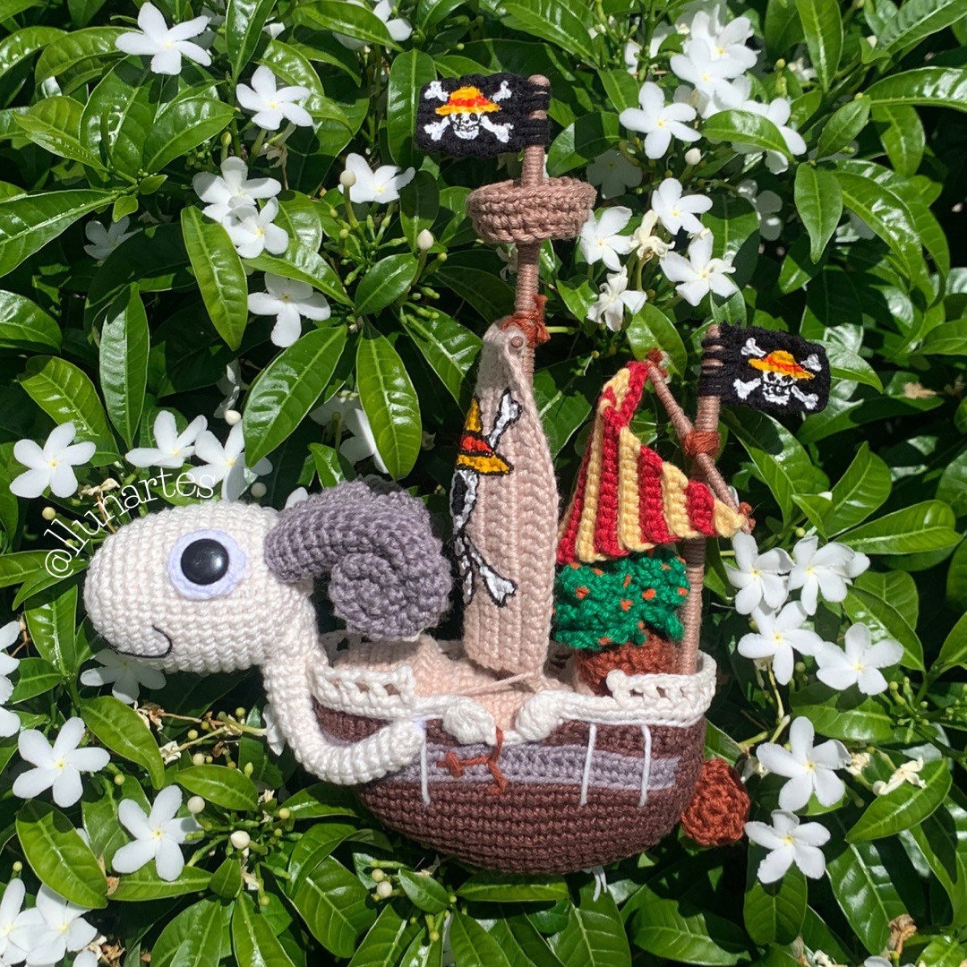 ワンピース ameri vintage crochet onepiece Going Merry - Amigurumi Pattern - Etsy