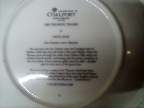 Two Coalport bone china collectors LOT:388 | Two Coalport bone china The