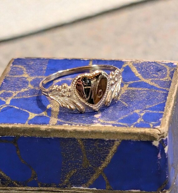 Antique Script Calligraphy Engraved Initial "M" S… - image 6