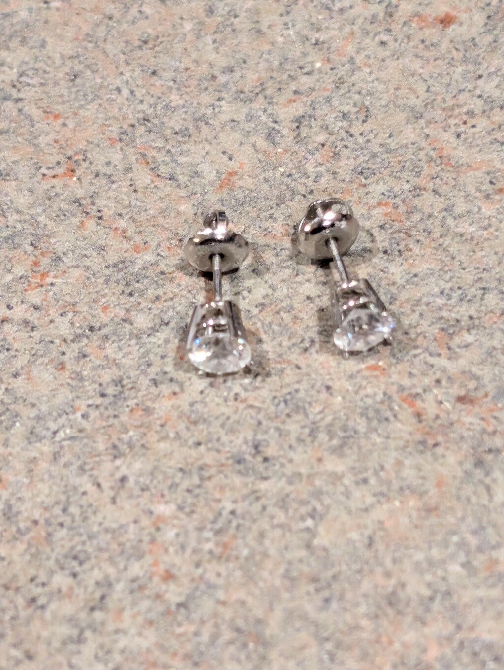 HinDaLi 3 Paia Orecchini A Bottone In Argento 925 Con Zirconi – Oro, 5-6-7mm, Ipoallergenici