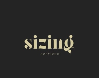 Sizing Services, This includes a size up or down 2.75 sizes or more.