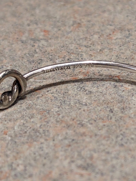 Designer Tiffany & Company Love Knot Bangle Sweetheart