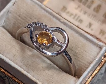 DEAL! Honey Natural Citrine Collection, Complete Jewelry Set, Ring, Earrings and Necklace Birthstone November Jewelry. All Natural Citrines