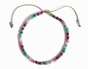 Season of the Witch Necklace • Gemstone Beaded • Adjustable • LB Beadz