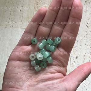 Green Aventurine Forte Gemstone Bead, No. 14, 7x5mm Wholesale