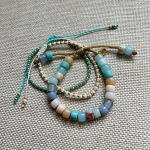 Cindy-rella • Gemstone Beaded Bracelet • Adjustable