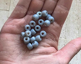 Grey Agate Forte Gemstone Bead, No. 31, 8x6mm Wholesale