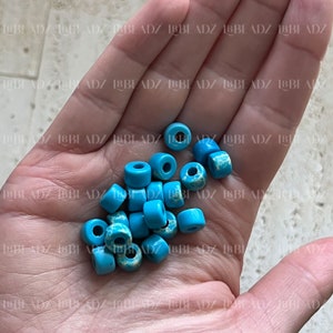 Turquoise Imperial Jasper Forte Gemstone Bead, No. 22, 8x6mm Wholesale