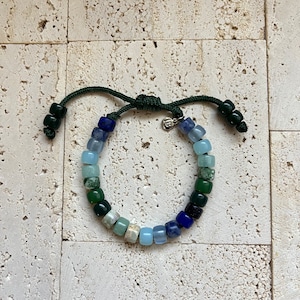 Turtle Bay, Forte Gemstone Pony Bead Bracelet, Adjustable