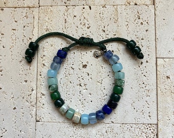 Turtle Bay, Forte Gemstone Pony Bead Bracelet, Adjustable