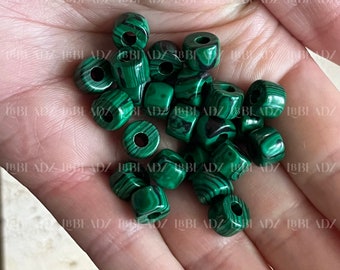 Cuenta de gema Malachite Forte, n.° 1, 8 x 6 mm al por mayor