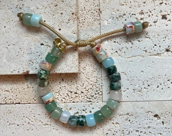 Natural Curiosities, Forte Gemstone Beaded Bracelet