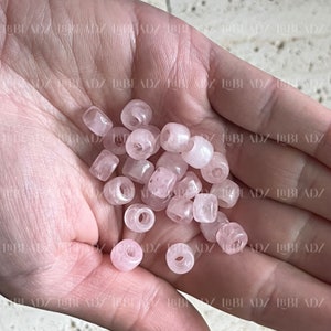 Rose Quartz Forte Gemstone Bead, No. 10, 8x6mm Wholesale