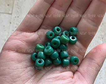 Green Jade Forte Gemstone Bead, No. 28, 8x6mm Wholesale