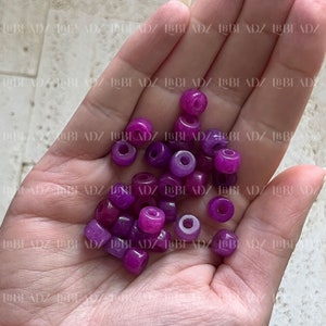 Fuchsia Jade Forte Edelsteinperle, Nr. 25, 8 x 6 mm Großverkauf