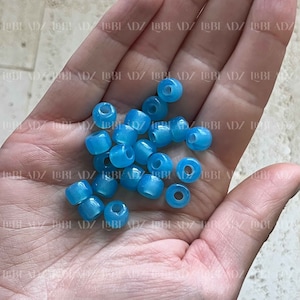Sky Blue Agate Forte Gemstone Bead, No. 41, 8x6mm Wholesale