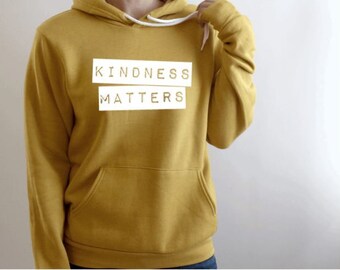 Kindness Matters | Be kind | Unisex Hoodie | Athletic | Gym Hoodie | Workout | Unisex Workout Top | Yoga Sweater | Outfit Top